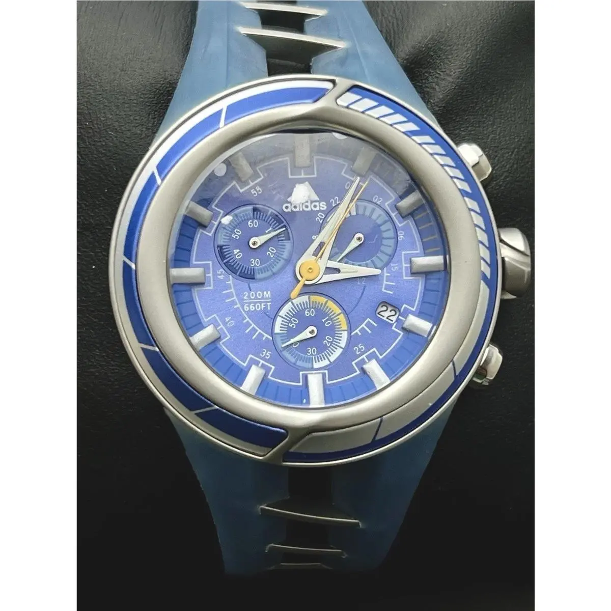 2006 Adidas Adi-star-pro Chronograph Date Men’s 42mm Quartz Watch SS WR 200M