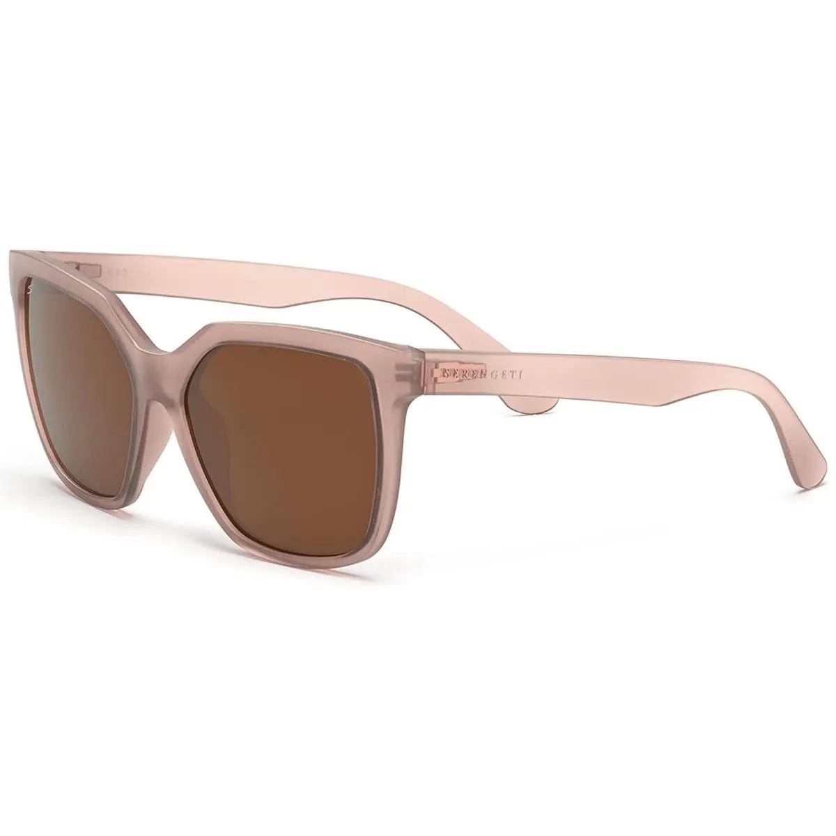 Serengeti Wakota Polarized Women`s Mt Crystal Pink Square Sunglasses - SS536005