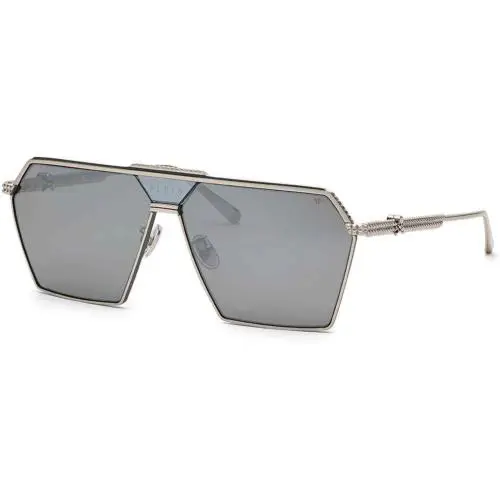 Philipp Plein SPP076V Palladium Palladium-539x 539x Sunglasses
