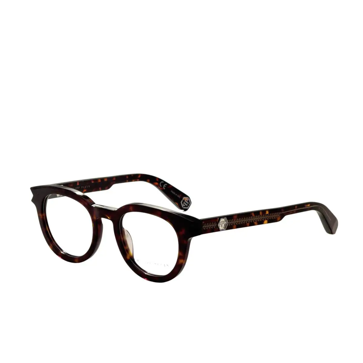 Philipp Plein Men`s 49 mm Tortoise Opticals VPP024V49722Y