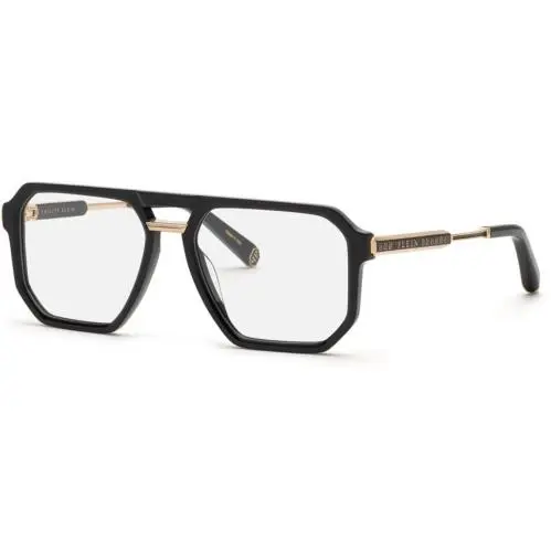 Vpp 209 M Shiny Black 0700 Size 57 Sunglasses by Philipp Plein
