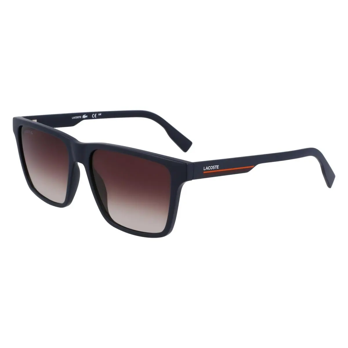 L 6039 S Matte Blue 424 Size 57 Sunglasses by Lacoste