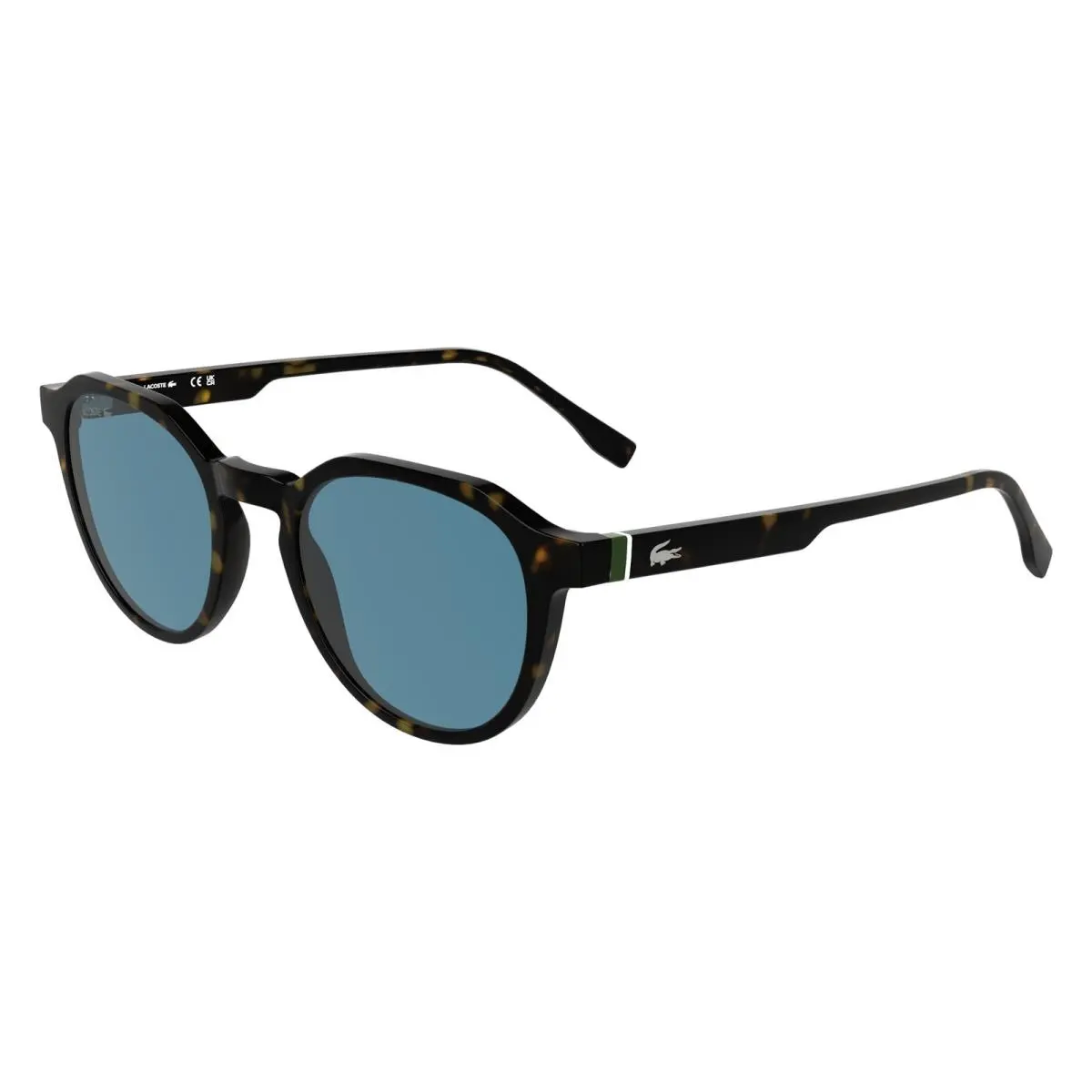 L 6052 S Havana 214 Size 51 Sunglasses by Lacoste