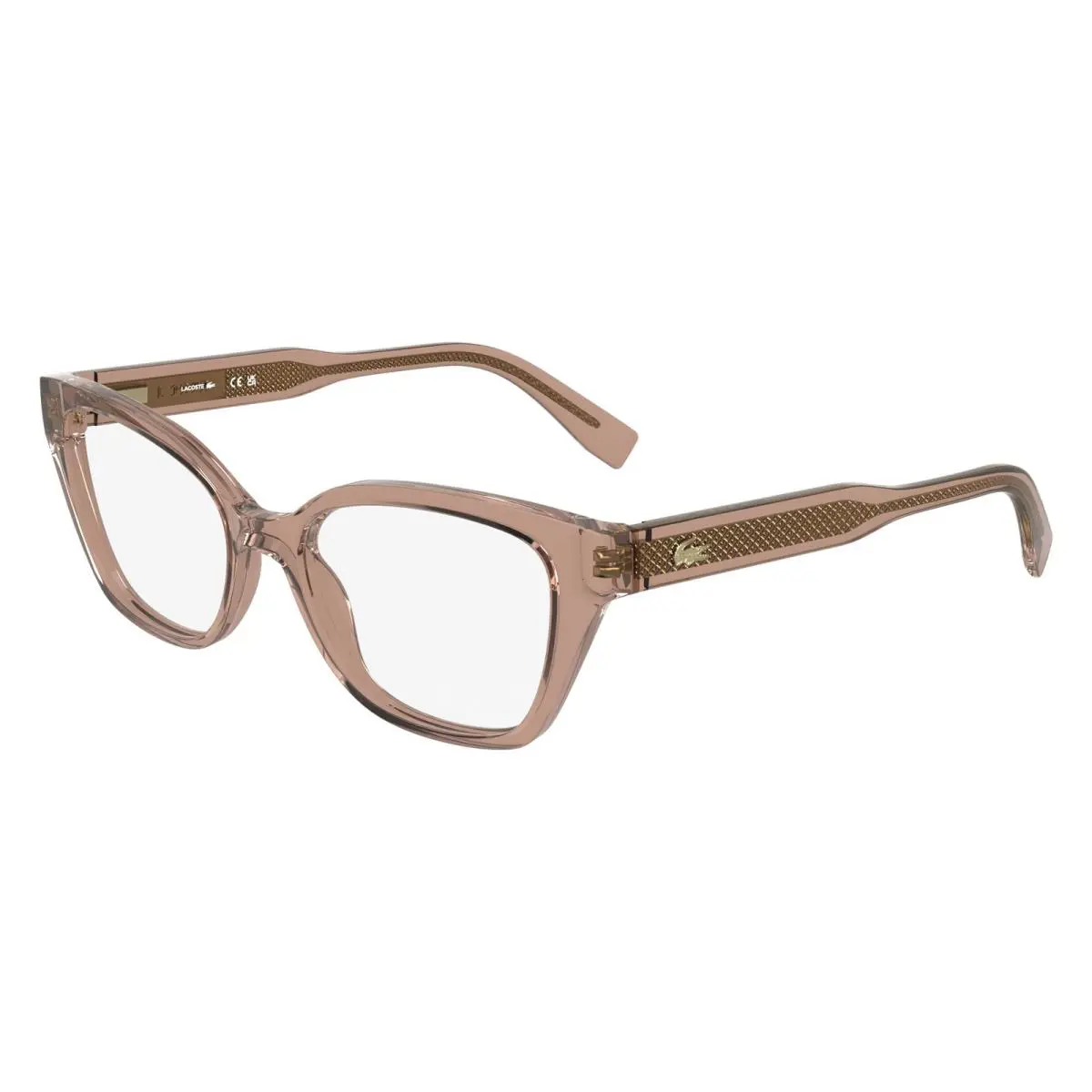 Lacoste L 2983 Transparent Burgundy 601 Size 53 Eyeglasses