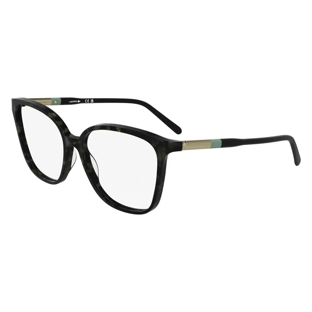 L2985 Havana Khaki 234 Eyeglasses by Lacoste