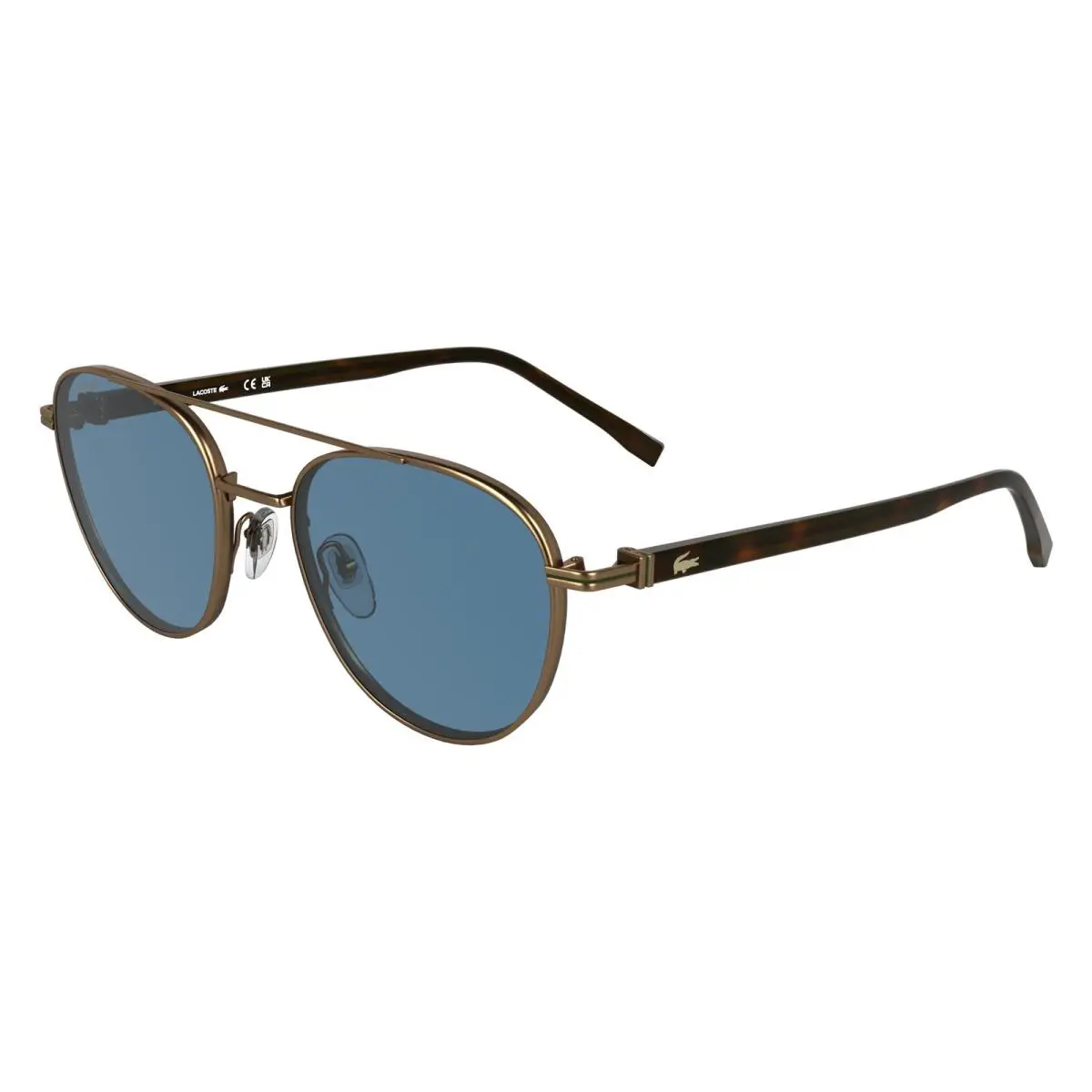 L 271 S Amber Gold 750 Size 54 Sunglasses by Lacoste