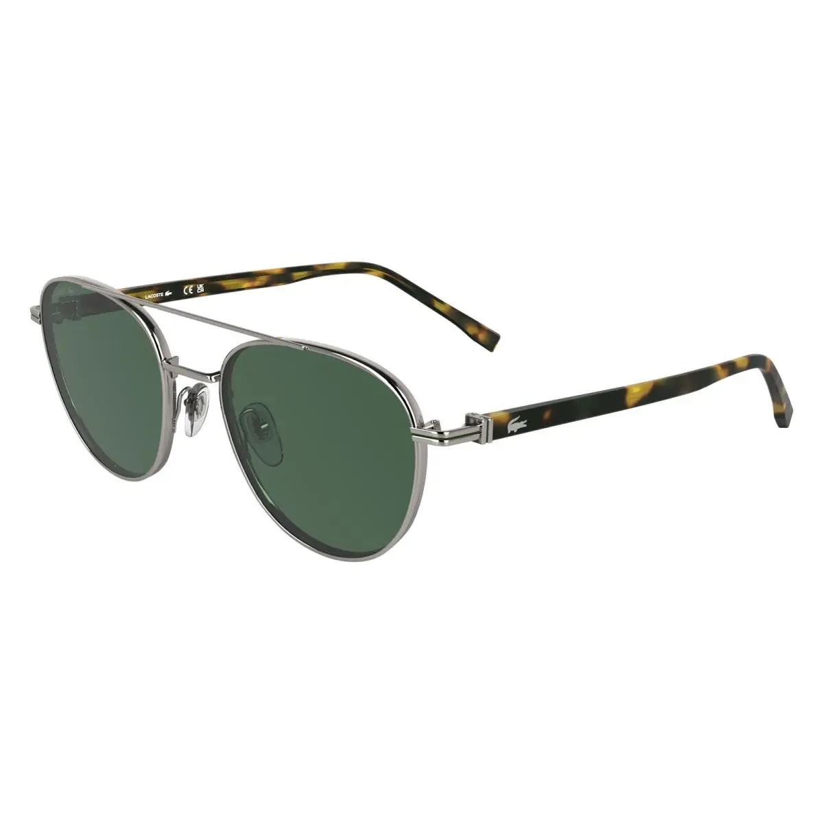 L 271 S Gunmetal 033 Size 54 Sunglasses by Lacoste