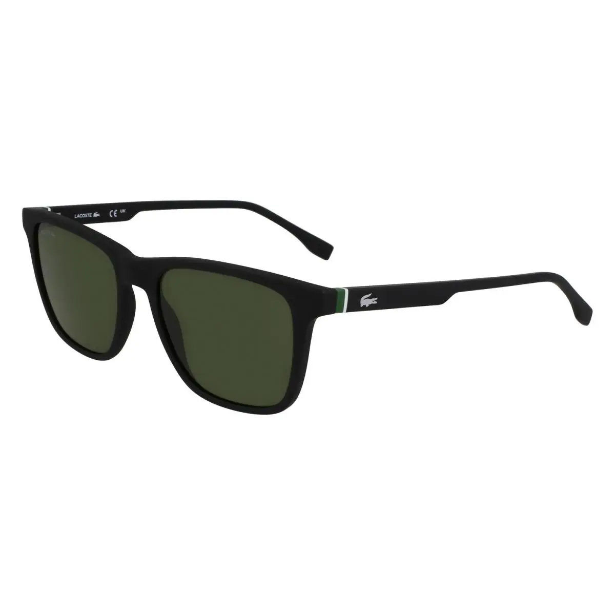 L 6041 S Matte Black 002 Size 54 Sunglasses by Lacoste