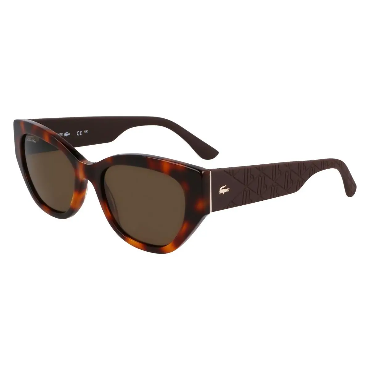 L6047S Havana 214 Sunglasses by Lacoste