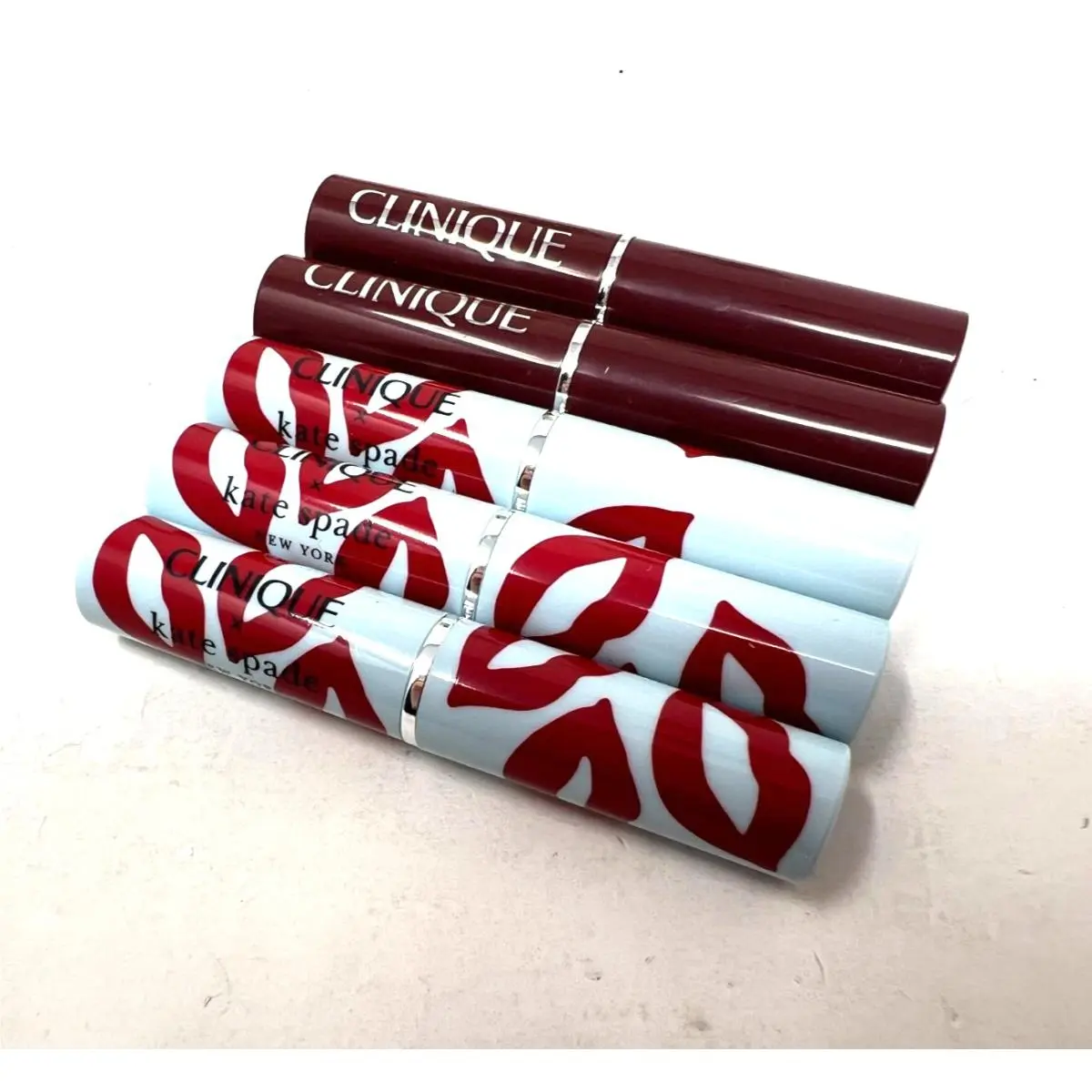 5X Clinique Almost Lipstick Black Honey 0.4 Oz 1.2g Deluxe Travel Size