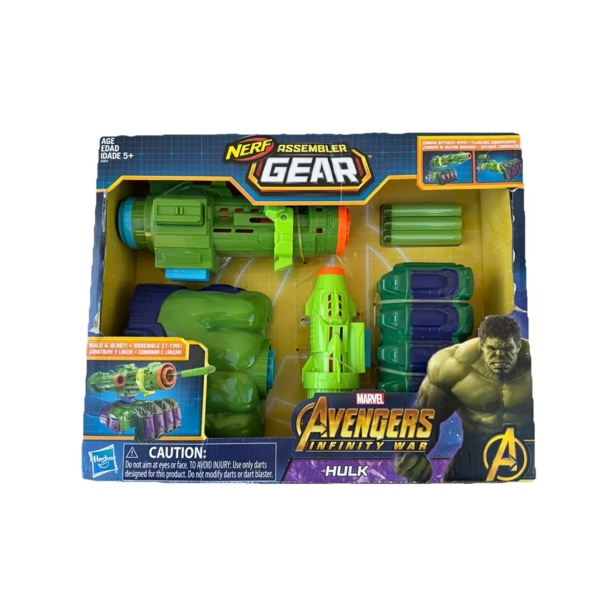 Hulk Nerf Assembler Gear Marvel Avengers Infinity War Build Blast 2017