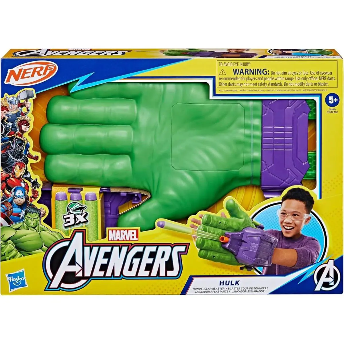 Marvel Avengers Nerf Hulk Thunderclap Blaster