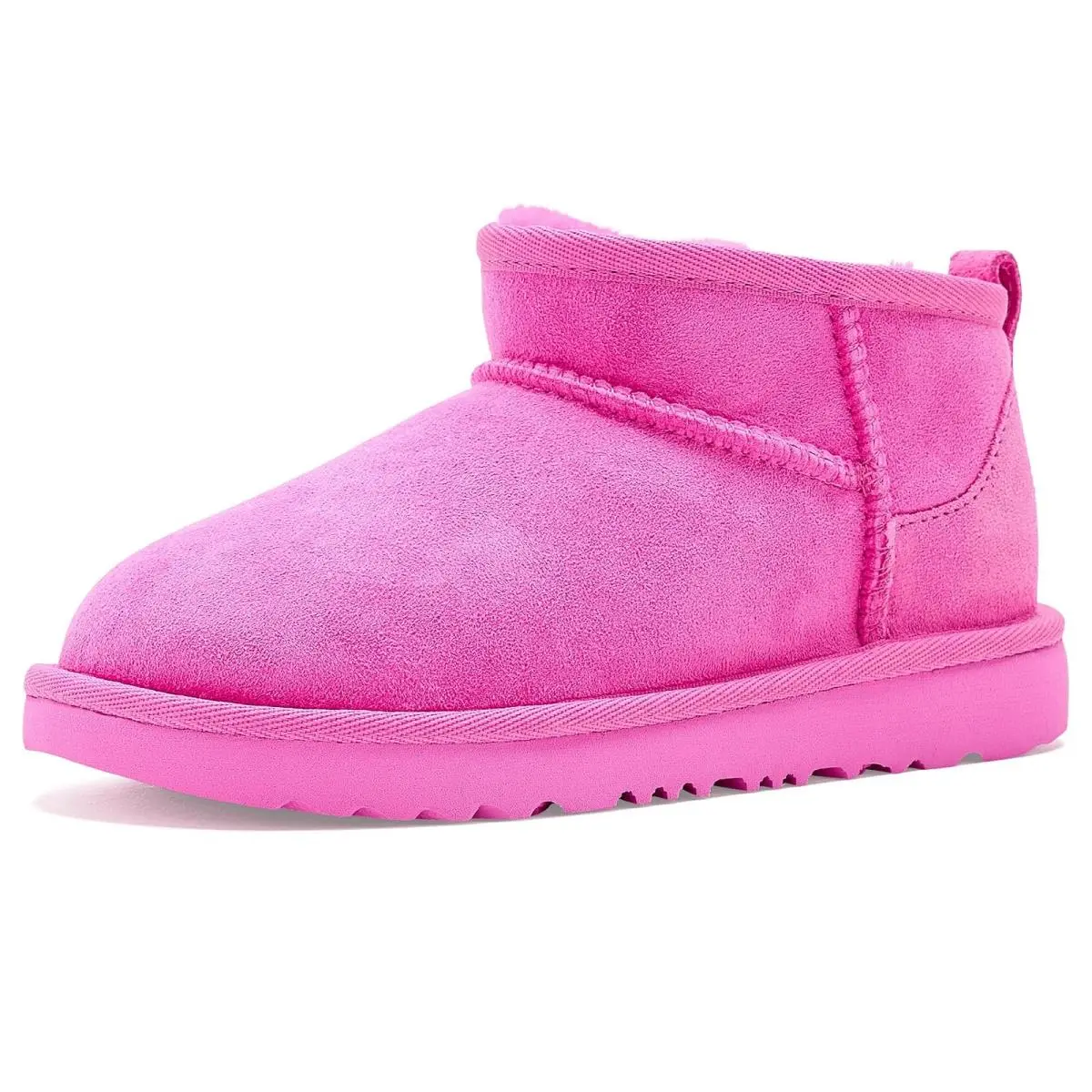Girl`s Boots Ugg Kids Classic Ultra Mini Little Kid/big Kid Bright Fuchsia by UGG