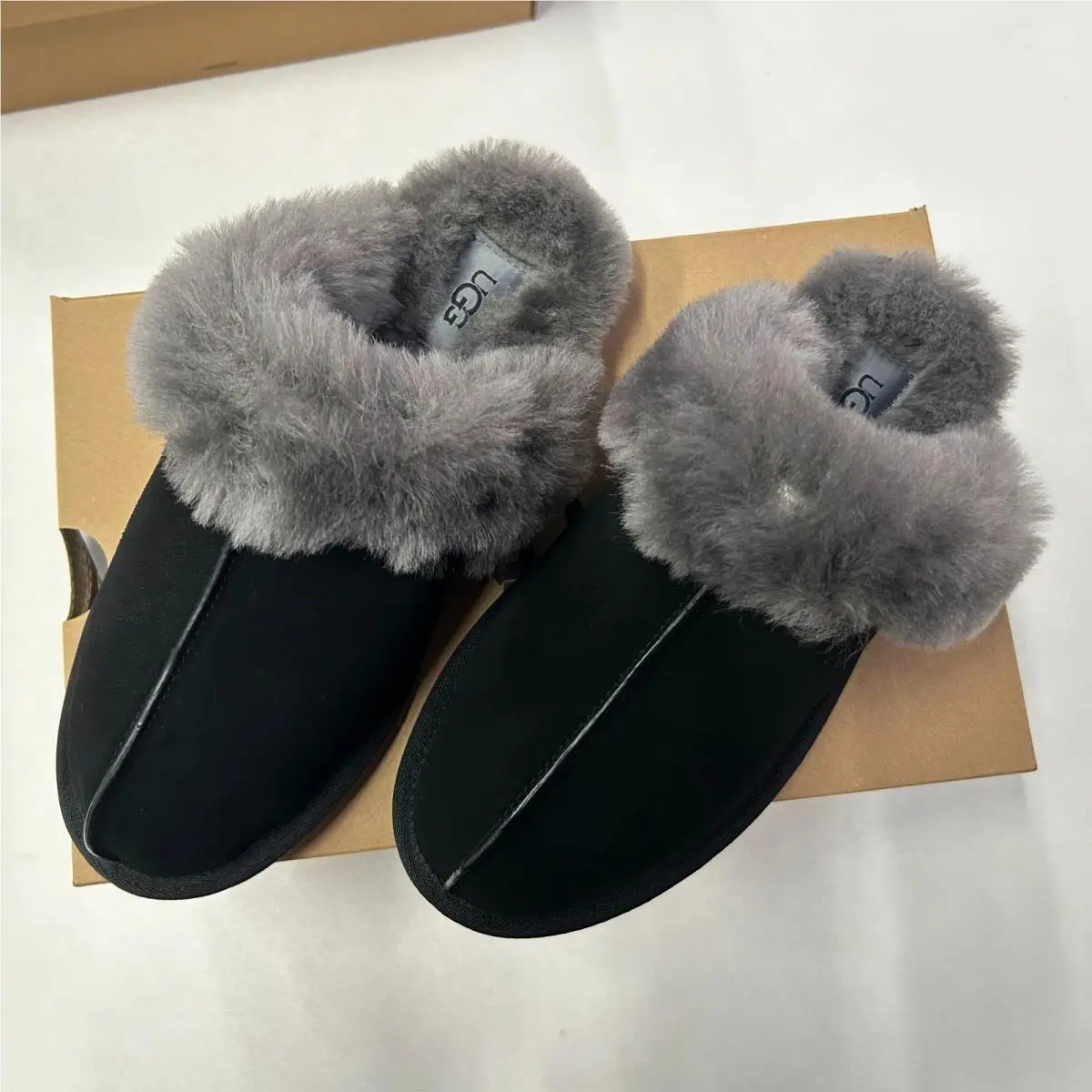 UGG shoes - UGG Australia Scuffette - Australia Scuffette - Black Gray 6
