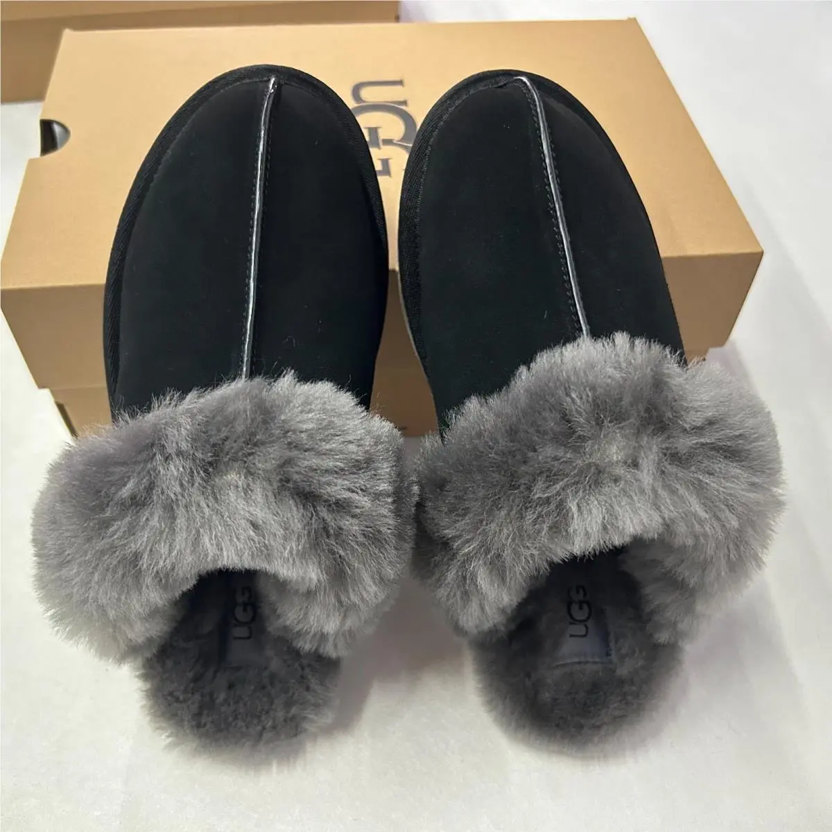 UGG shoes - UGG Australia Scuffette - Australia Scuffette - Black Gray 12
