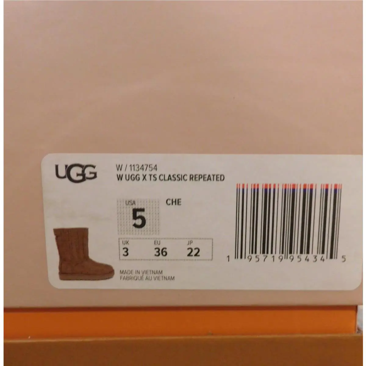 UGG shoes - UGG Tschabalala Classic Short - Tschabalala Classic Short - Chestnut (UPC: 195719954345) 3