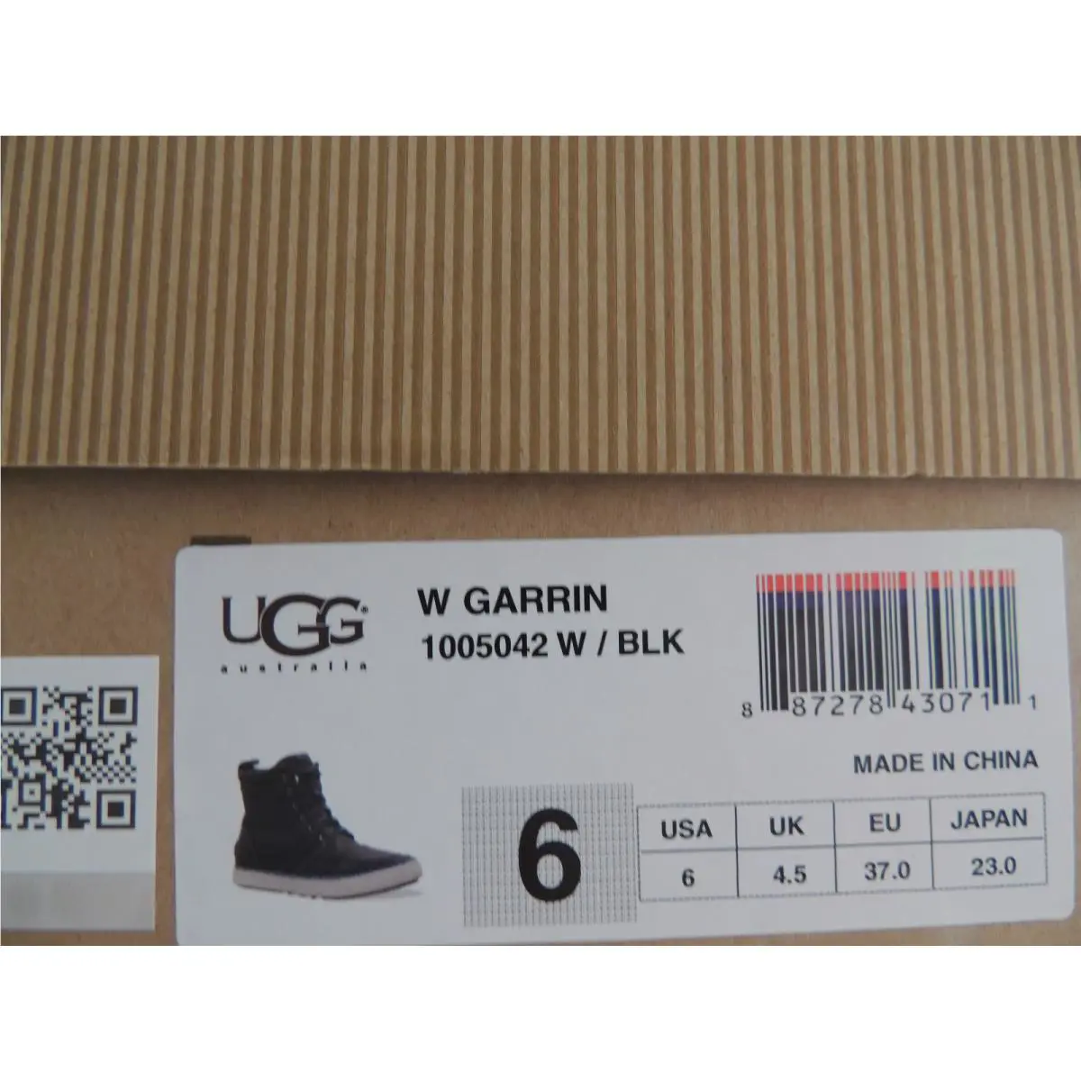 UGG shoes - UGG GARRIN - GARRIN - Black (UPC: 887278430711) 5