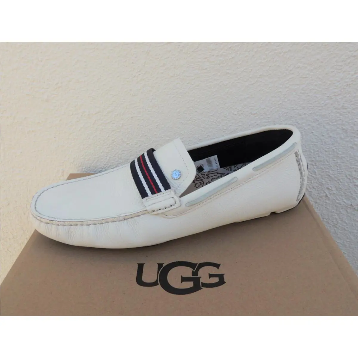 UGG shoes - UGG Bel Air Woven Stripe - White, Manufacturer: White (UPC: 191142360975) 0