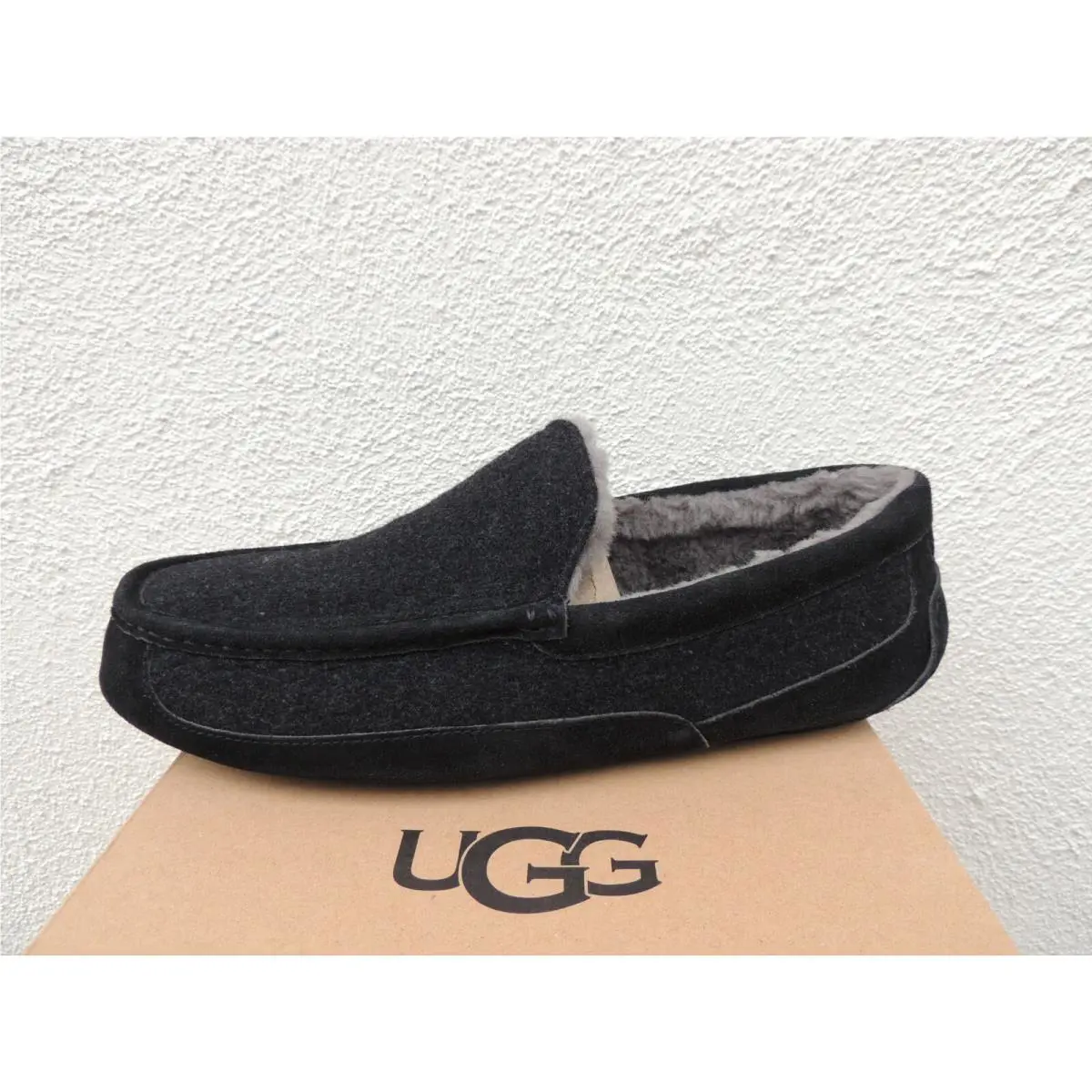 UGG shoes - UGG Ascot Wool - Ascot Wool - Black (UPC: 192410453849) 0