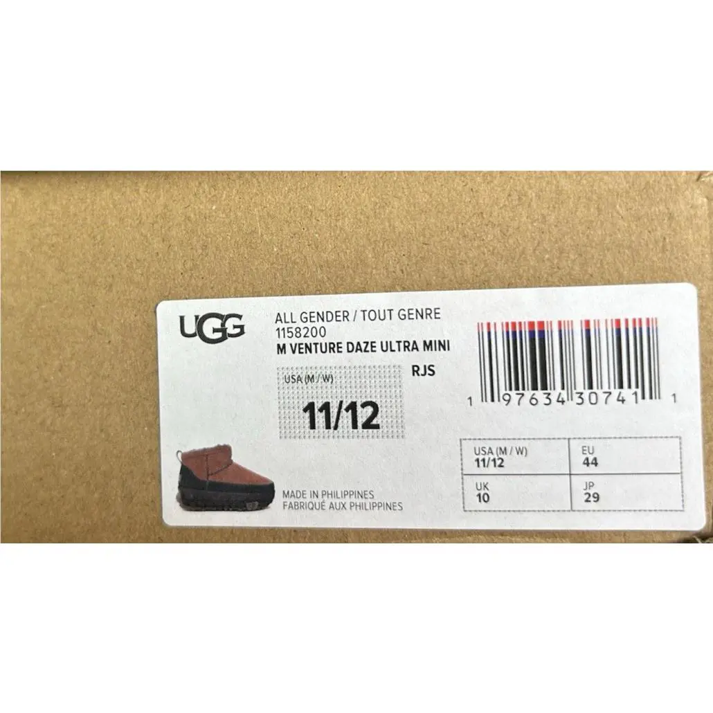 UGG shoes - UGG Venture Daze Ultra Mini Boot - Red Jasper/ Black (UPC: 197634307411) 5
