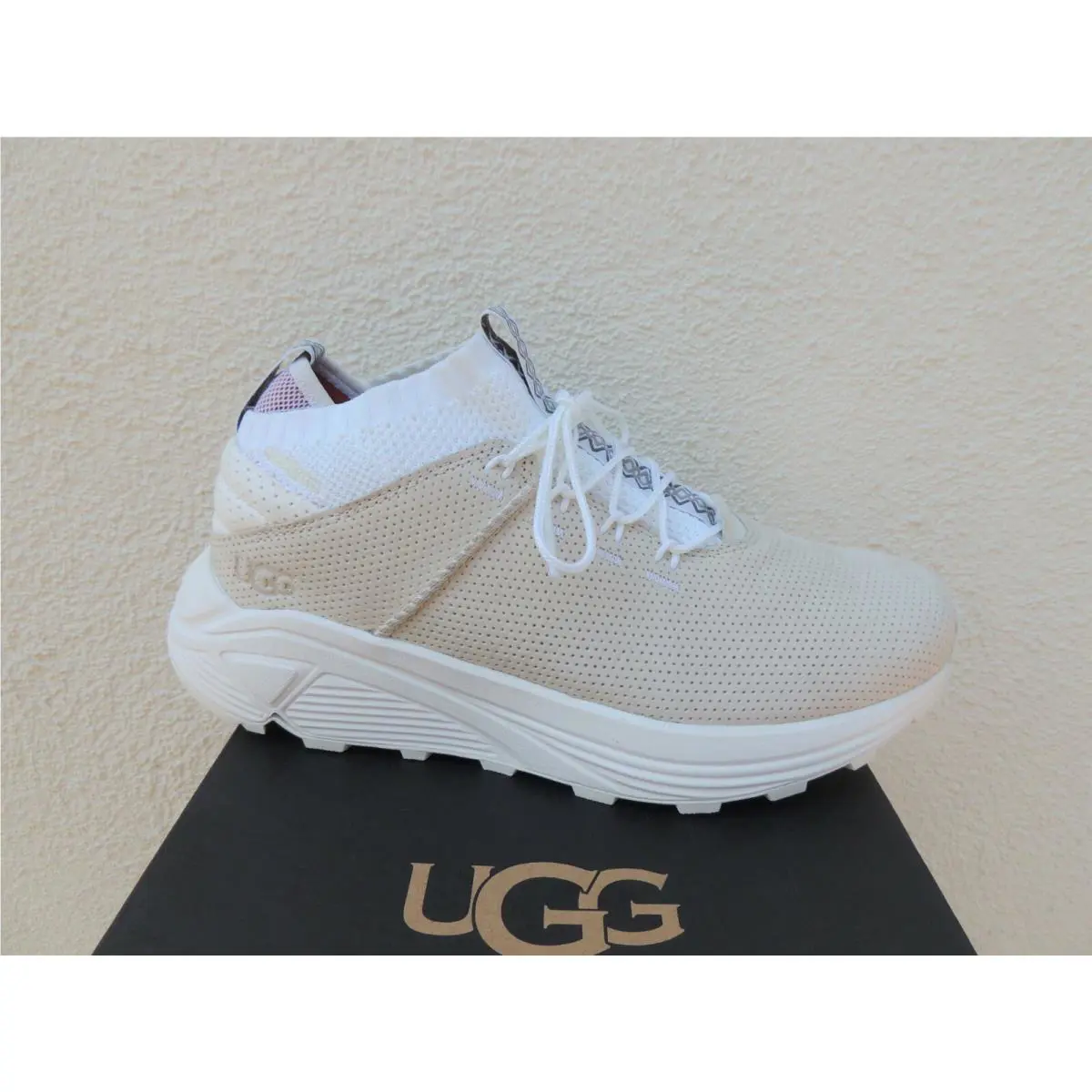 UGG shoes - UGG Miwo Sport High Hyperweave - White (UPC: 192410765799) 1
