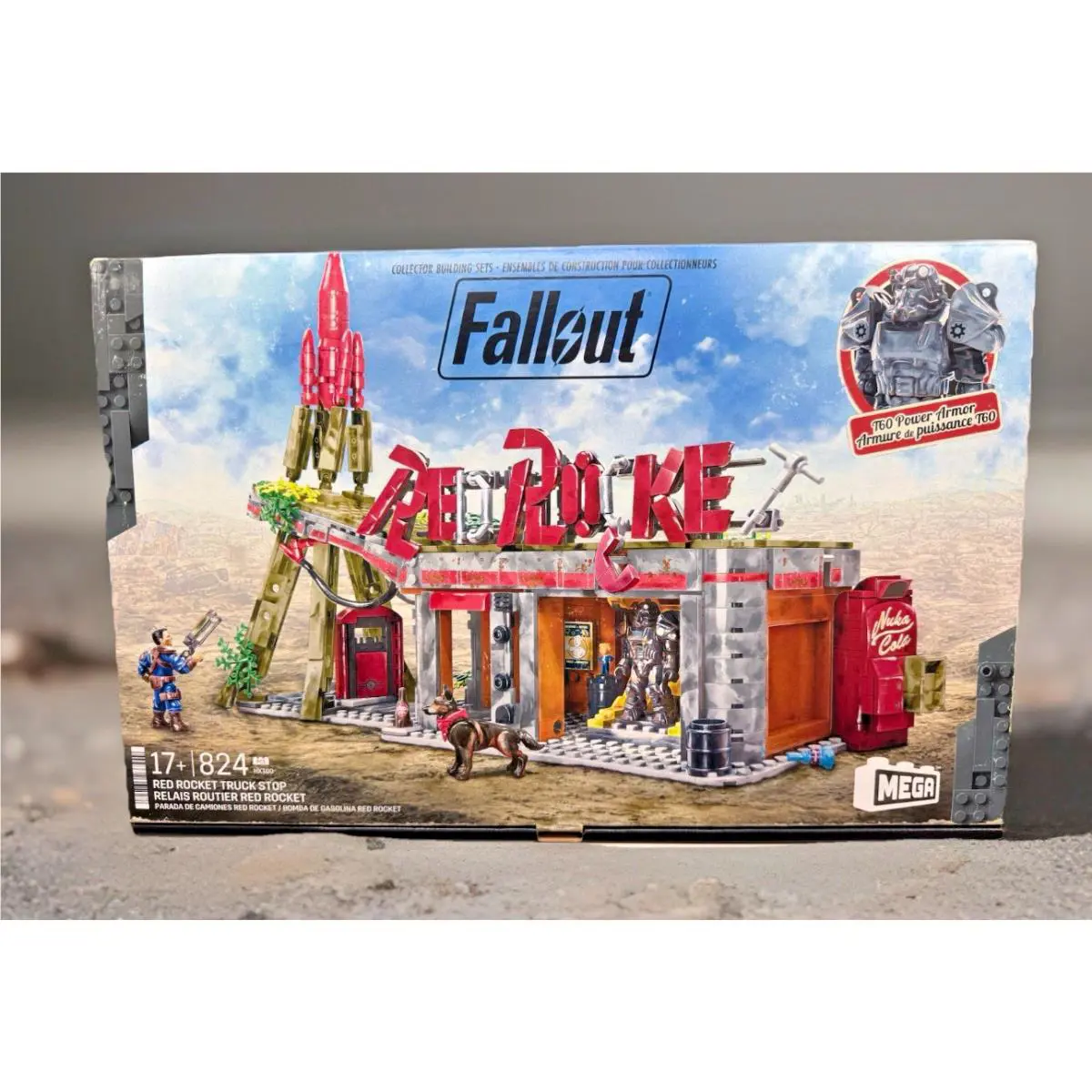 Fallout Red Rocket Truck Stop Mega Bloks Construx Building Block In Hand