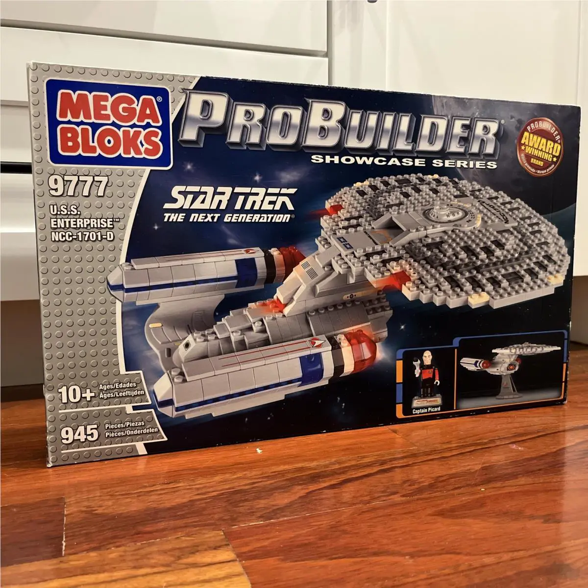 Mega Bloks Probuilder Star Trek Tng Uss Enterprise 9777 Rare