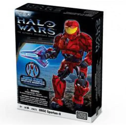Mega Bloks Halo Magnetic Figures Unsc Spartan-ii Set 29672 Red