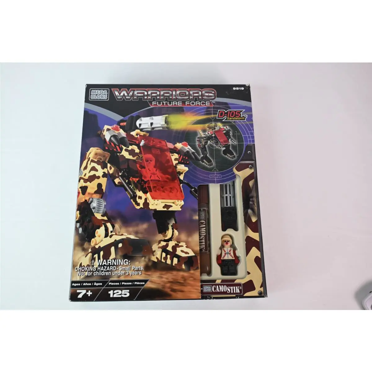 Vintage Mega Bloks Warriors Future Force D-105 Sandstorm Set - 2001