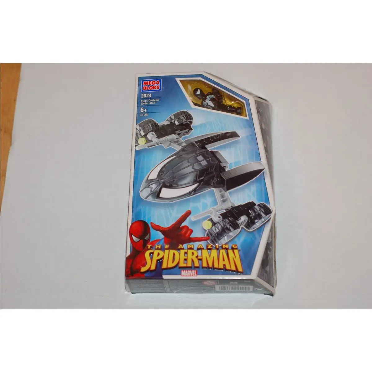 Mega Bloks 2024 Marvel The Amazing Spider-man Black Costume Spiderman Figure