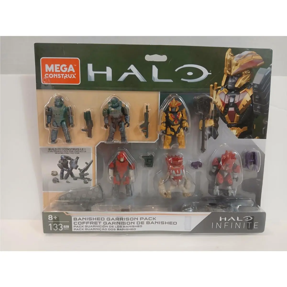 Mega Bloks Contrux Halo Banished Garrison Pack HDP61 133 Pcs