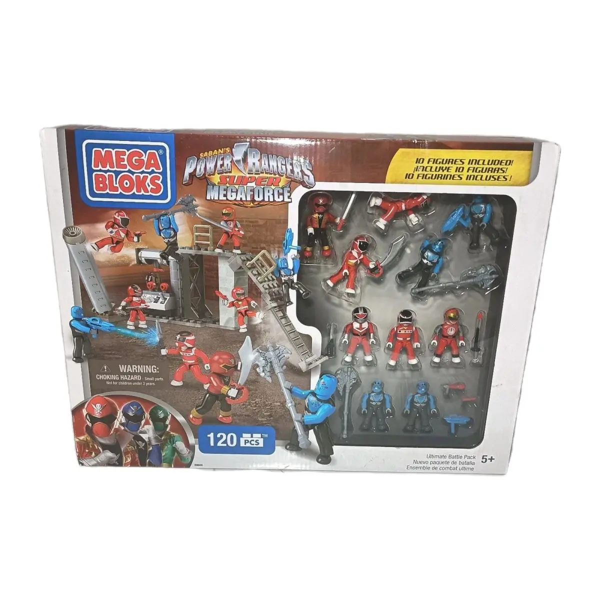 Mega Bloks Power Rangers Super Megaforce Ultimate Battle Pack 89600 120 Pcs