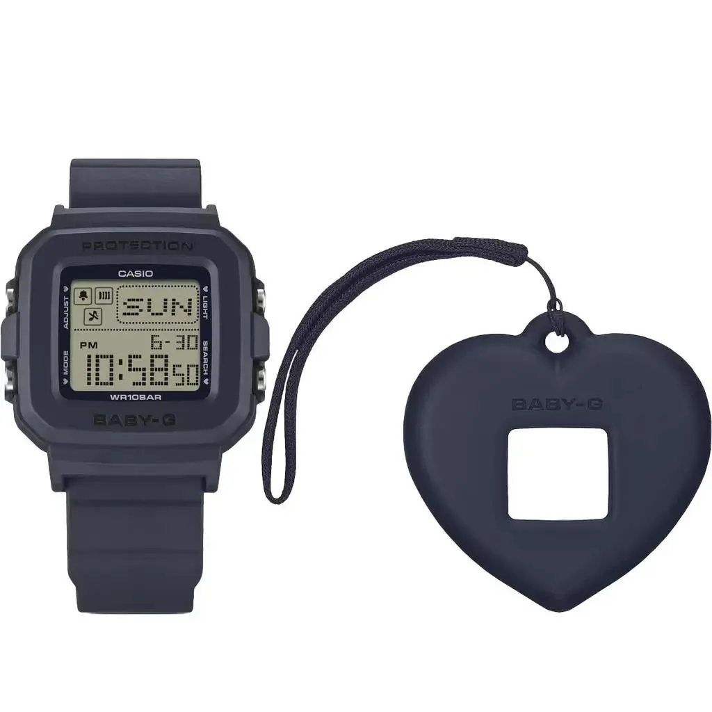 Casio Baby-g +plus Digital Heart Black Mix `n Match Womens Watch BGD10KH-2C