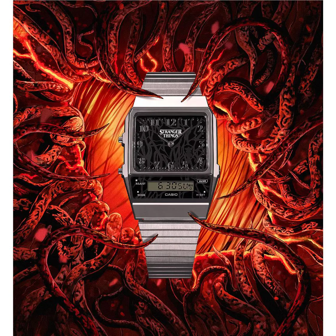 Casio Vintage x Stranger Things Limited Edition Collab Watch AQ800EST-1A