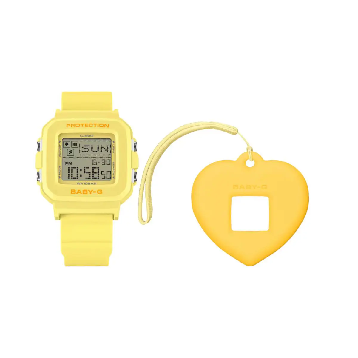 Casio Baby-g BGD-10KH-9 Plus Yellow Digital Girl`s Watch