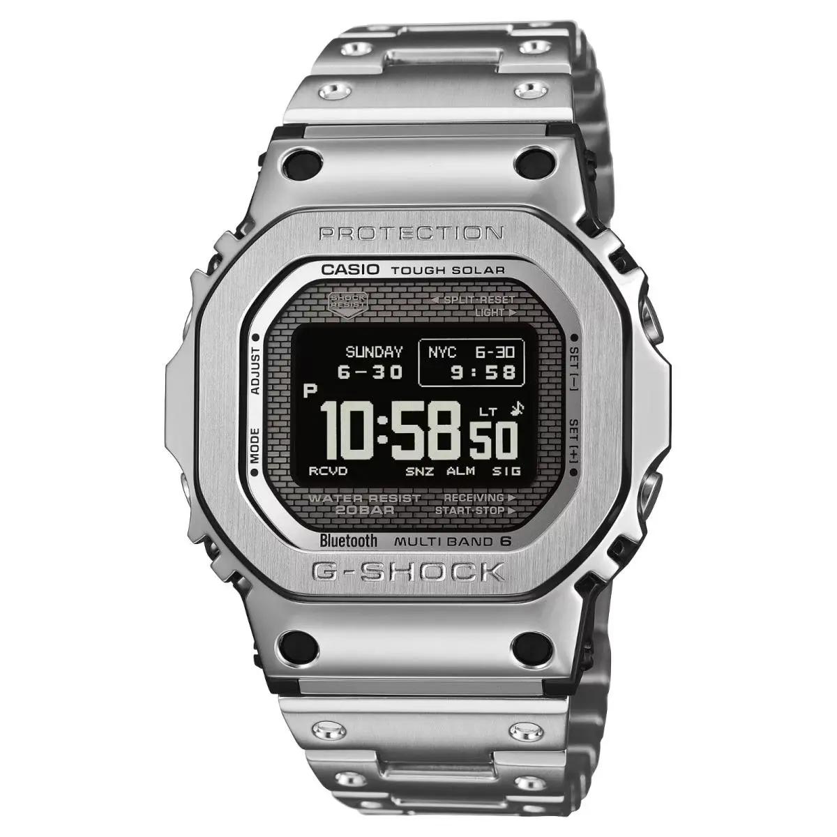 Casio G-shock Full Metal 5000 Steel Bluetooth GMWBZ5000D-1 Mens Digital Watch