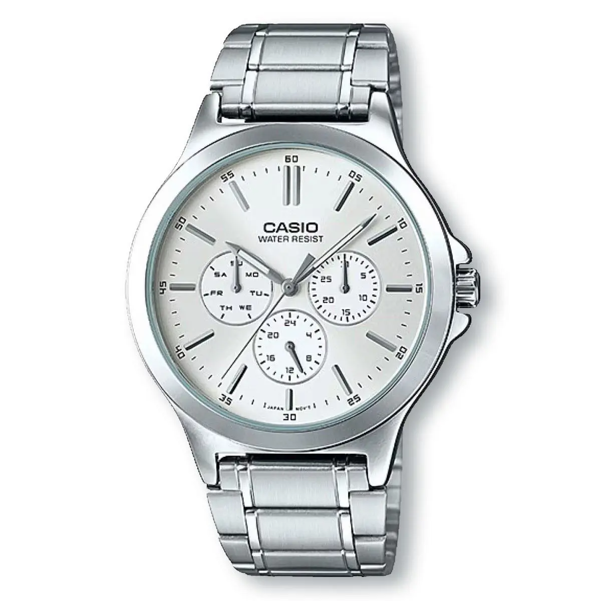Casio MTPV300D-7A Quartz Silver Stainless Steel Watch