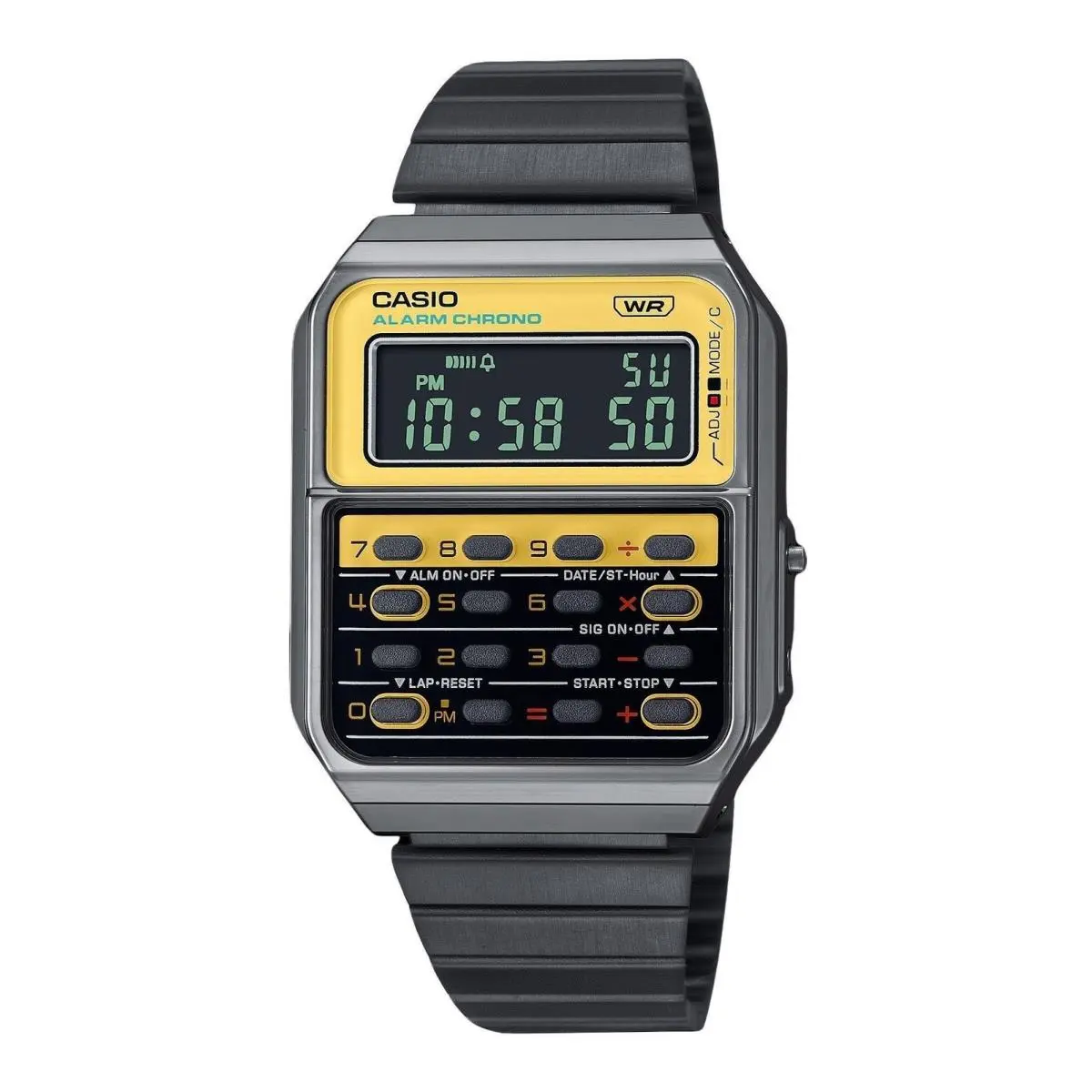 Vintage Heritage Colors Digital Quartz CA500WEGG9B Unisex Calculator Watch by Casio
