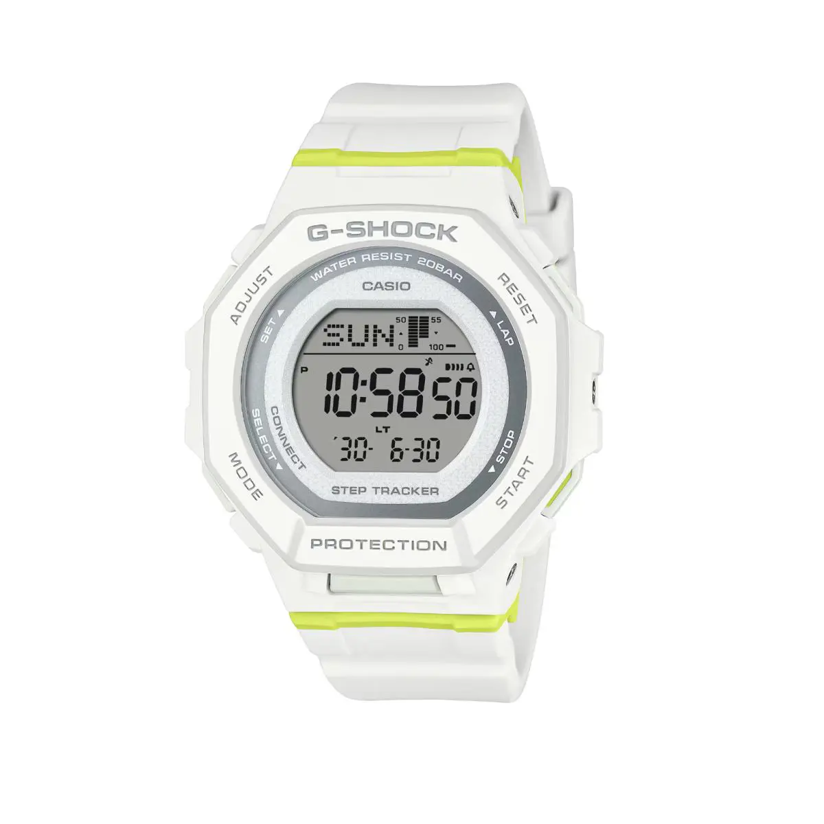 G-shock Move GMDB300SC-7 White Resin Band Digital Women`s Watch by Casio