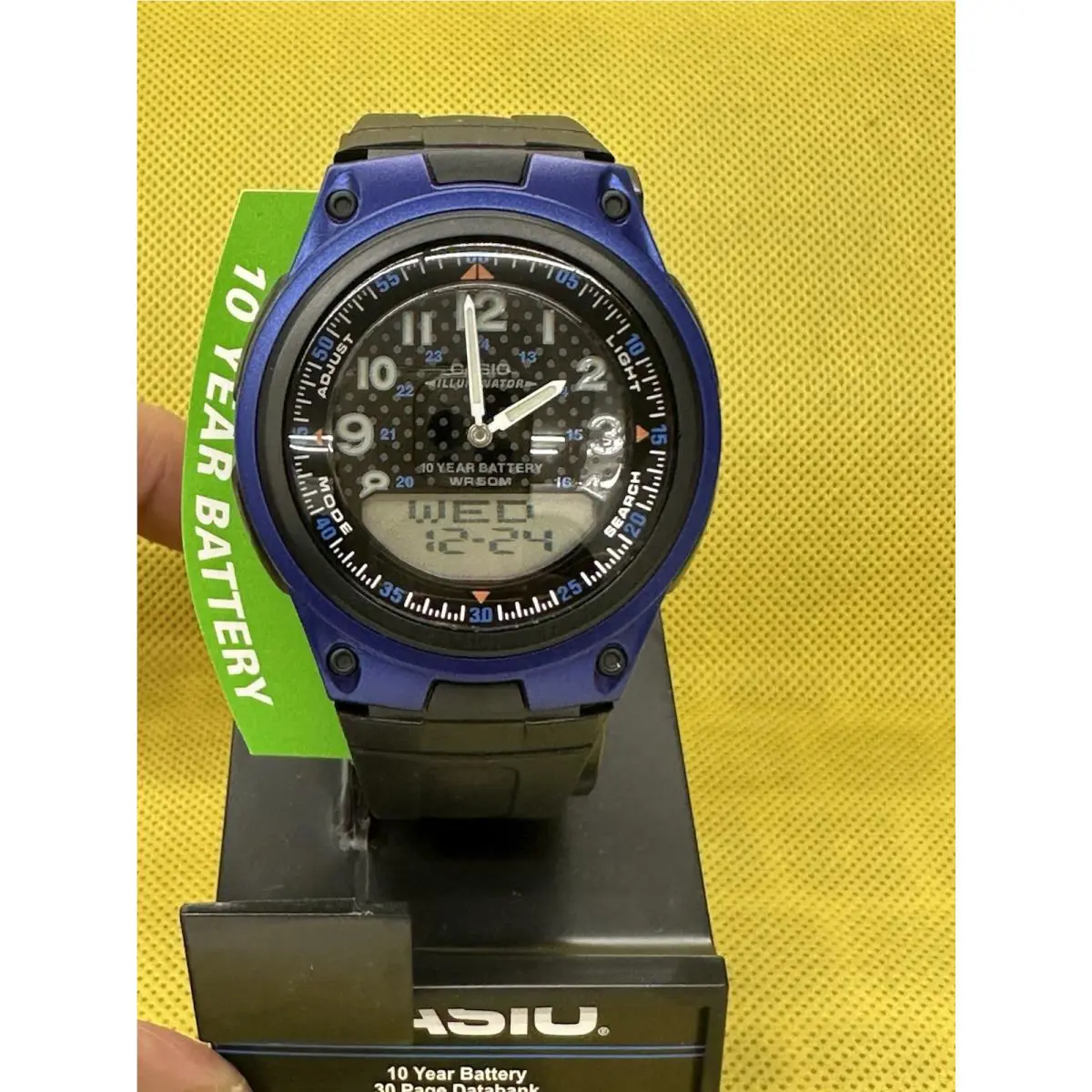 Casio Vintage AW-80-2B Data Bank 50 Meter Water Resist Watch