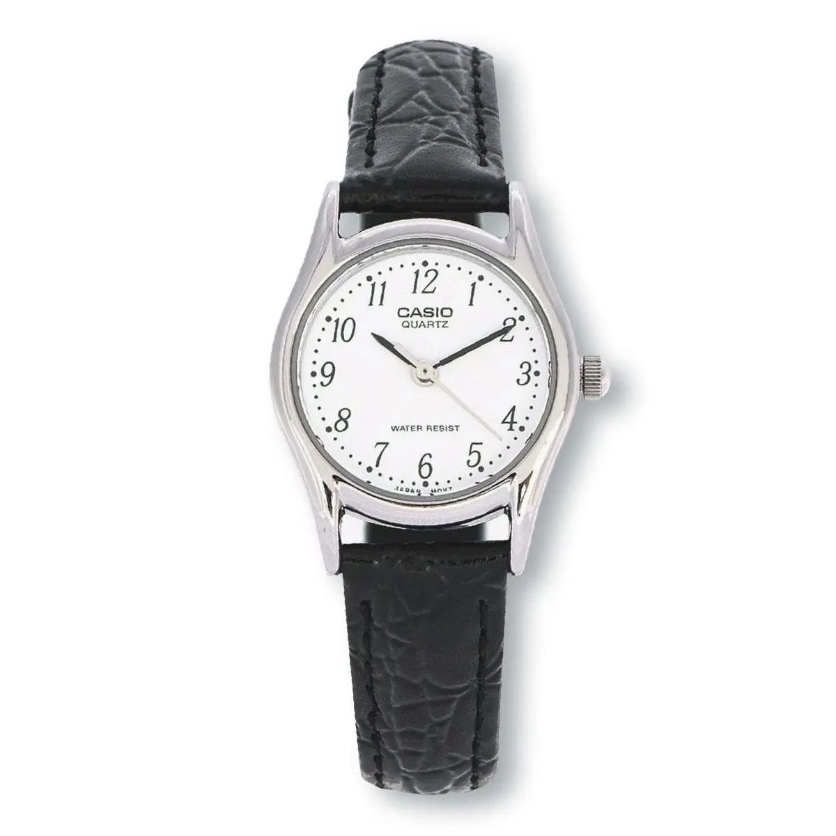 Casio LTP1094E-7B Analog Quartz Leather Fashion Watch White Dial