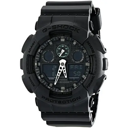 G-shock GA100MB1ACR Tactical Black Black Analog/digital Display by Casio