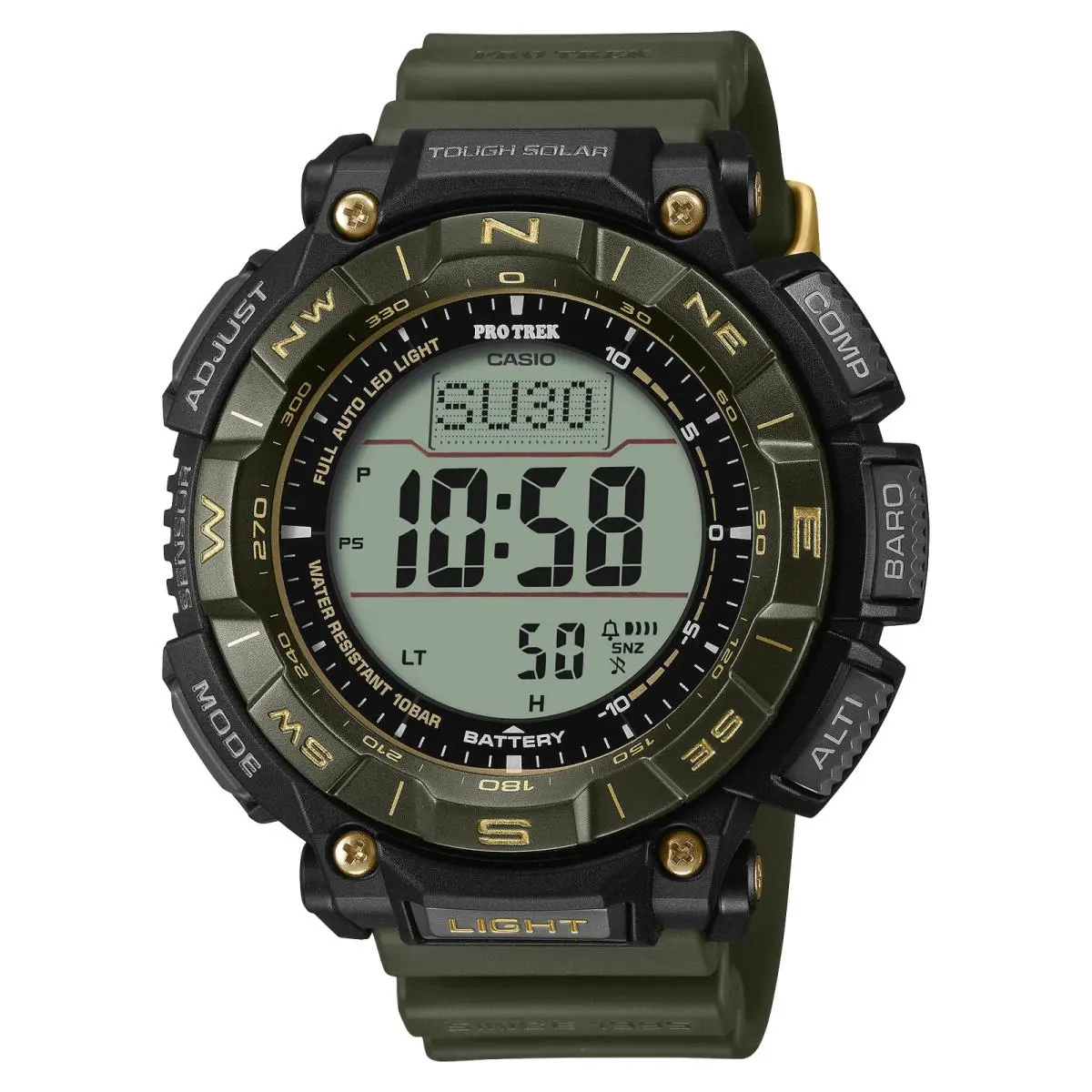 Pro Trek 30th Anniversary Triple Sensor Solar 51.7mm Men`s Watch by Casio
