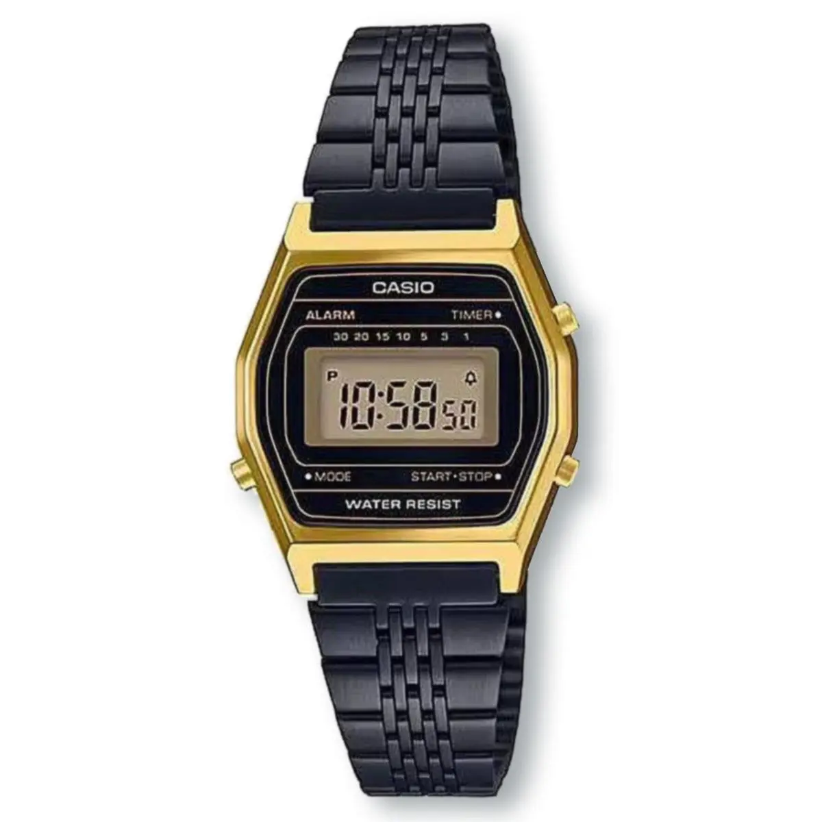 Casio Vintage LA690WGB-1D Small Face Digital Watch Gold/black