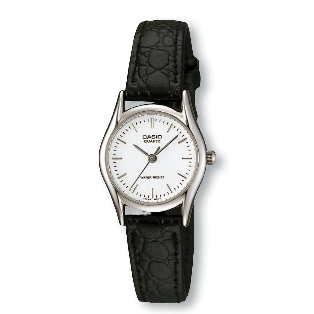 Casio LTP1094E-7A Analog Quartz Leather Fashion Watch White Dial