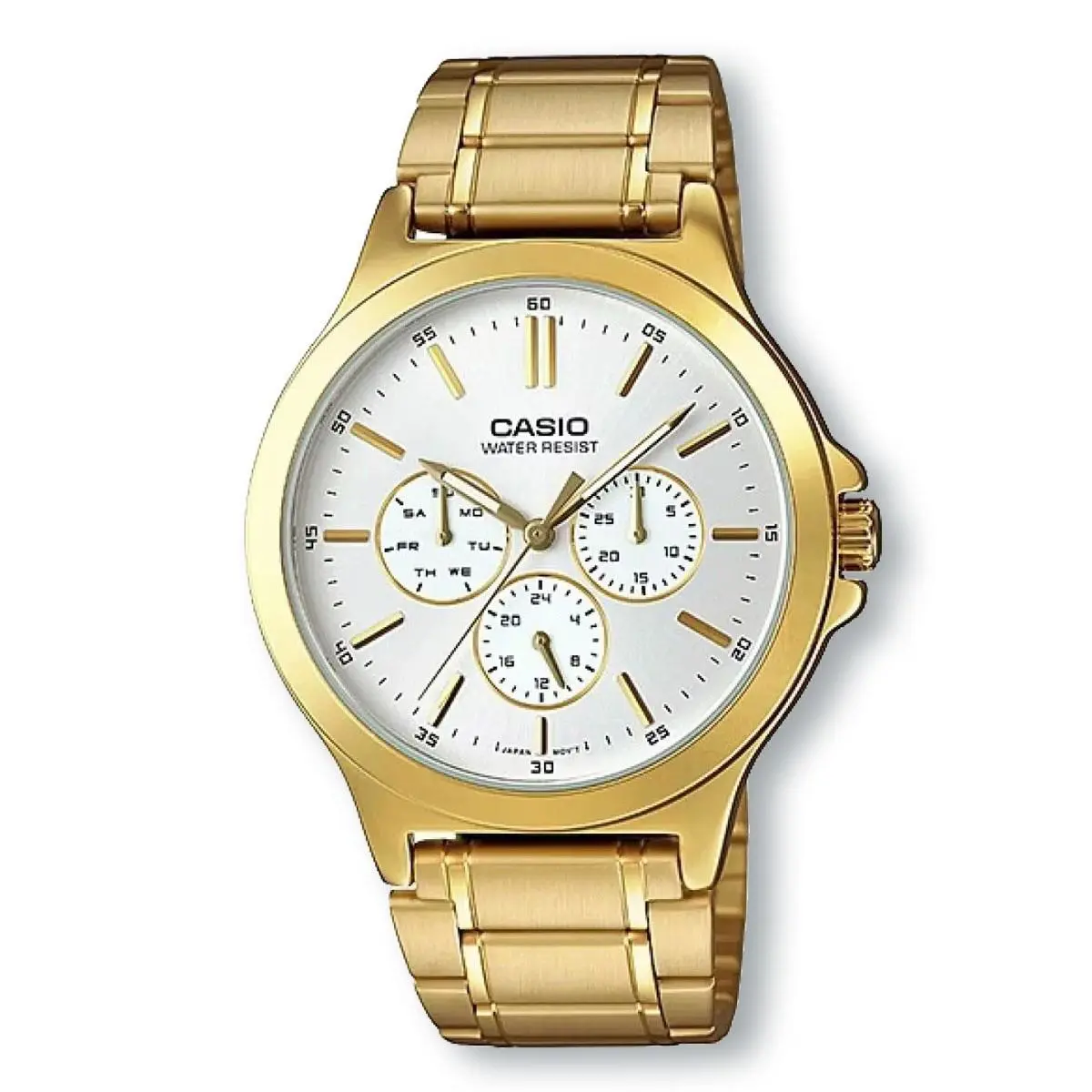 Casio MTPV300G-7A Quartz Analog Gold Stainless Steel Watch