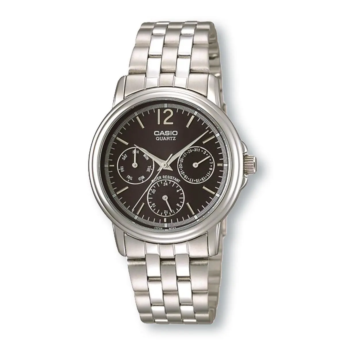 Casio MTP1174A-1A Stainless Steel Multi Function Analog Watch