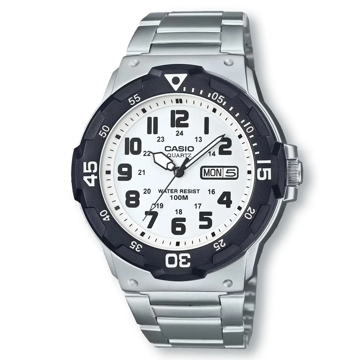 Casio MRW200HD-7B Analog Big Size Diver-style Watch Silver