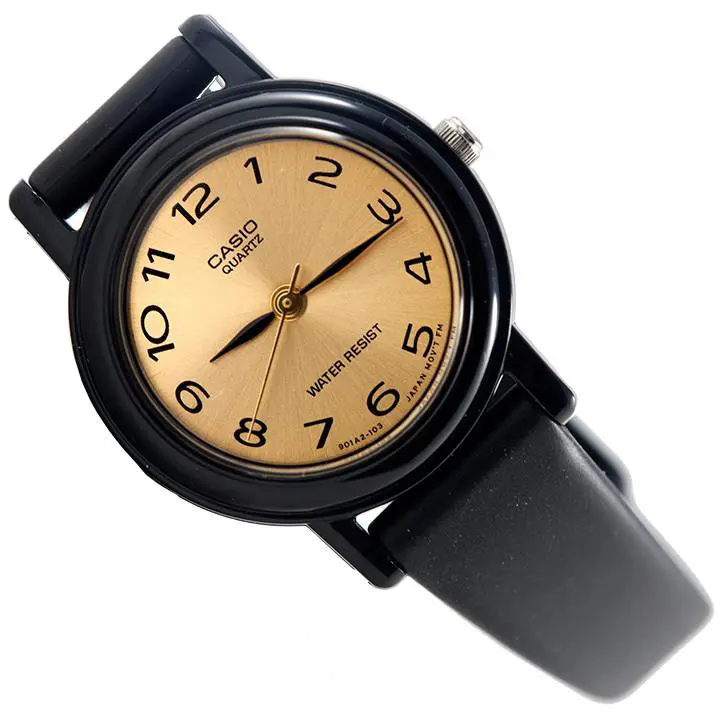 Casio Classic Ladies Gold Analog Watch LQ-139D-9B1