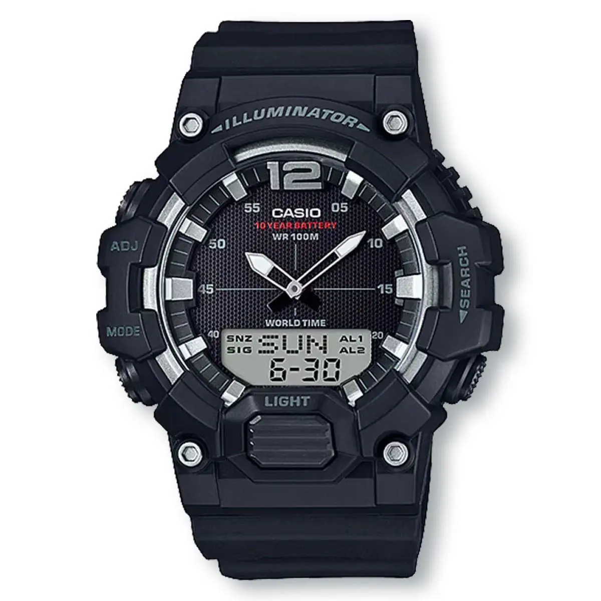 Casio HDC700-1A Illuminator Analog/digital Quartz Black Watch